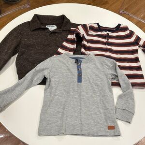 7 for all / Old Navy / Tommy Bahama - Kids Long Sleeve Shirt Trio